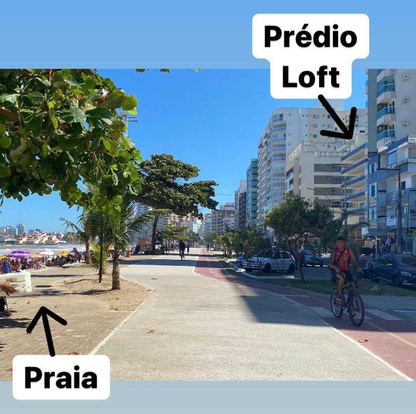 Suite Mar 210 - Economica E Compacta - Praia Do Morro - Predio Frente Mar Com Elevador, Atravessou A Avenida, Ja Esta Na Praia - Garagem - Internet Guarapari Dış mekan fotoğraf