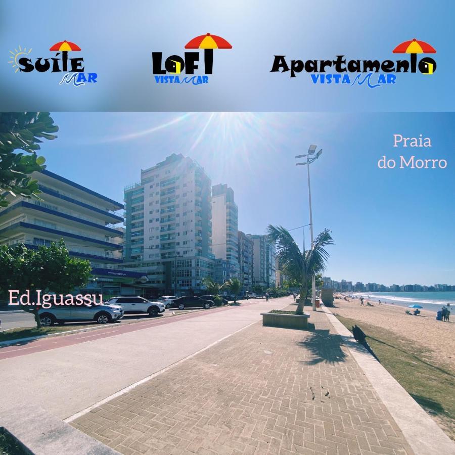 Suite Mar 210 - Economica E Compacta - Praia Do Morro - Predio Frente Mar Com Elevador, Atravessou A Avenida, Ja Esta Na Praia - Garagem - Internet Guarapari Dış mekan fotoğraf
