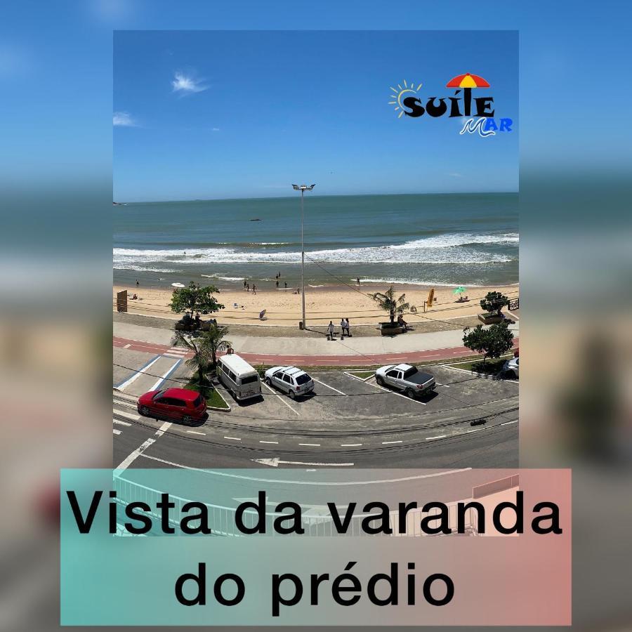 Suite Mar 210 - Economica E Compacta - Praia Do Morro - Predio Frente Mar Com Elevador, Atravessou A Avenida, Ja Esta Na Praia - Garagem - Internet Guarapari Dış mekan fotoğraf