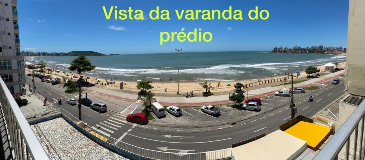 Suite Mar 210 - Economica E Compacta - Praia Do Morro - Predio Frente Mar Com Elevador, Atravessou A Avenida, Ja Esta Na Praia - Garagem - Internet Guarapari Dış mekan fotoğraf