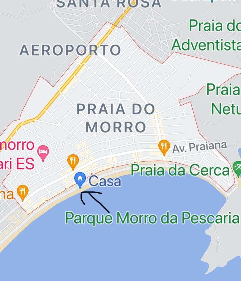 Suite Mar 210 - Economica E Compacta - Praia Do Morro - Predio Frente Mar Com Elevador, Atravessou A Avenida, Ja Esta Na Praia - Garagem - Internet Guarapari Dış mekan fotoğraf