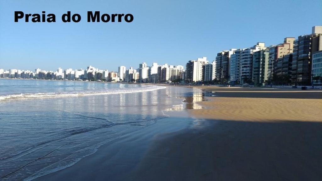 Suite Mar 210 - Economica E Compacta - Praia Do Morro - Predio Frente Mar Com Elevador, Atravessou A Avenida, Ja Esta Na Praia - Garagem - Internet Guarapari Dış mekan fotoğraf