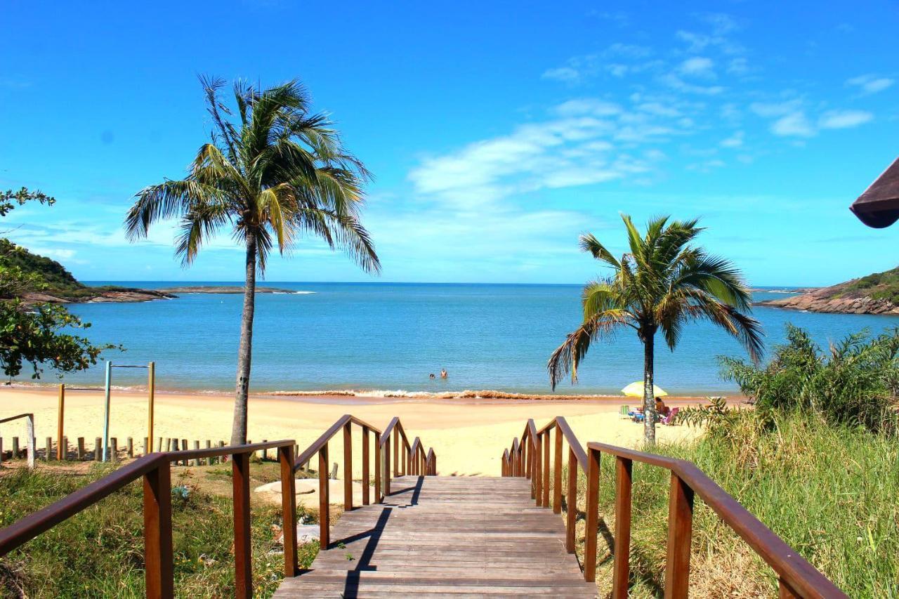 Suite Mar 210 - Economica E Compacta - Praia Do Morro - Predio Frente Mar Com Elevador, Atravessou A Avenida, Ja Esta Na Praia - Garagem - Internet Guarapari Dış mekan fotoğraf