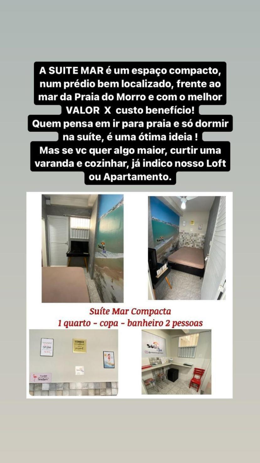 Suite Mar 210 - Economica E Compacta - Praia Do Morro - Predio Frente Mar Com Elevador, Atravessou A Avenida, Ja Esta Na Praia - Garagem - Internet Guarapari Dış mekan fotoğraf