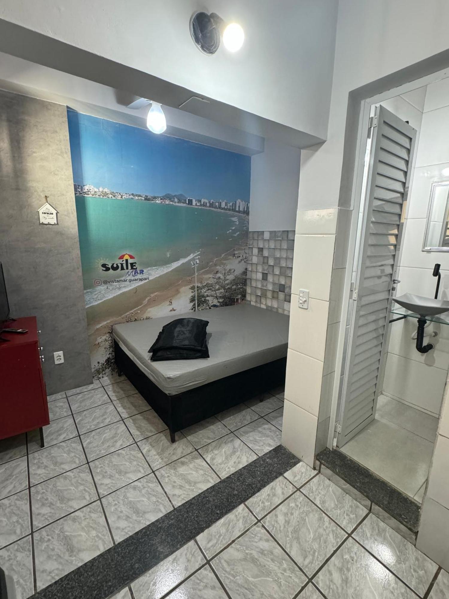 Suite Mar 210 - Economica E Compacta - Praia Do Morro - Predio Frente Mar Com Elevador, Atravessou A Avenida, Ja Esta Na Praia - Garagem - Internet Guarapari Dış mekan fotoğraf