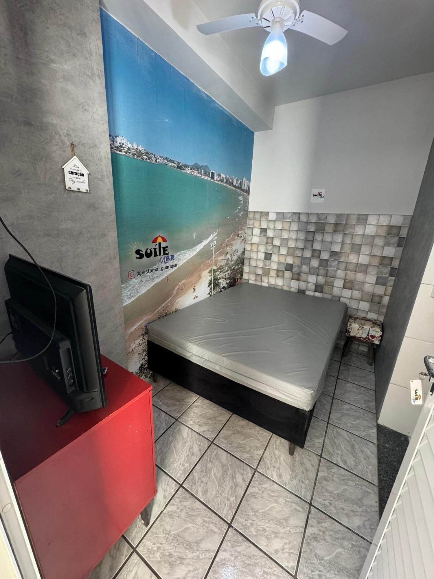 Suite Mar 210 - Economica E Compacta - Praia Do Morro - Predio Frente Mar Com Elevador, Atravessou A Avenida, Ja Esta Na Praia - Garagem - Internet Guarapari Dış mekan fotoğraf